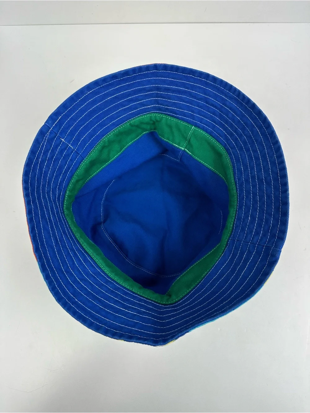 Polo by Ralph Lauren Hawaiian Print Blue & Green Reversible Bucket Hat